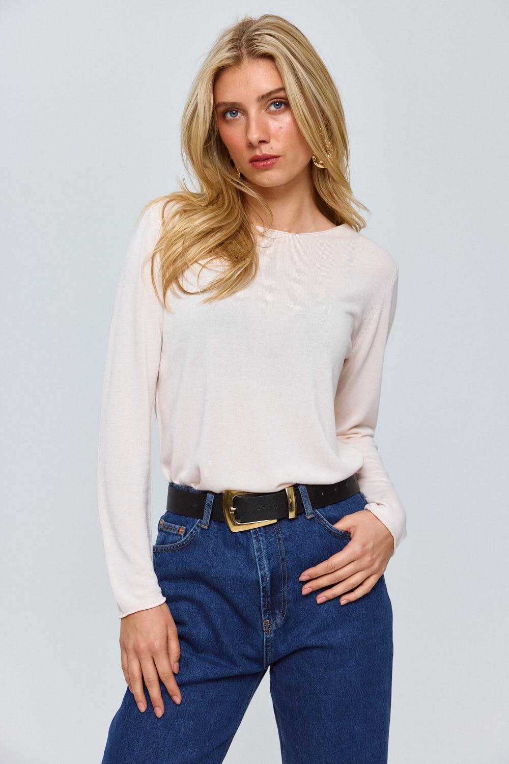 Essential Fine Knit Blouse