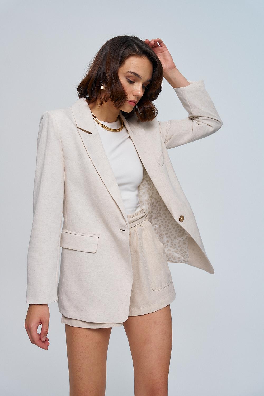 Linen Luxe Summer Blazer