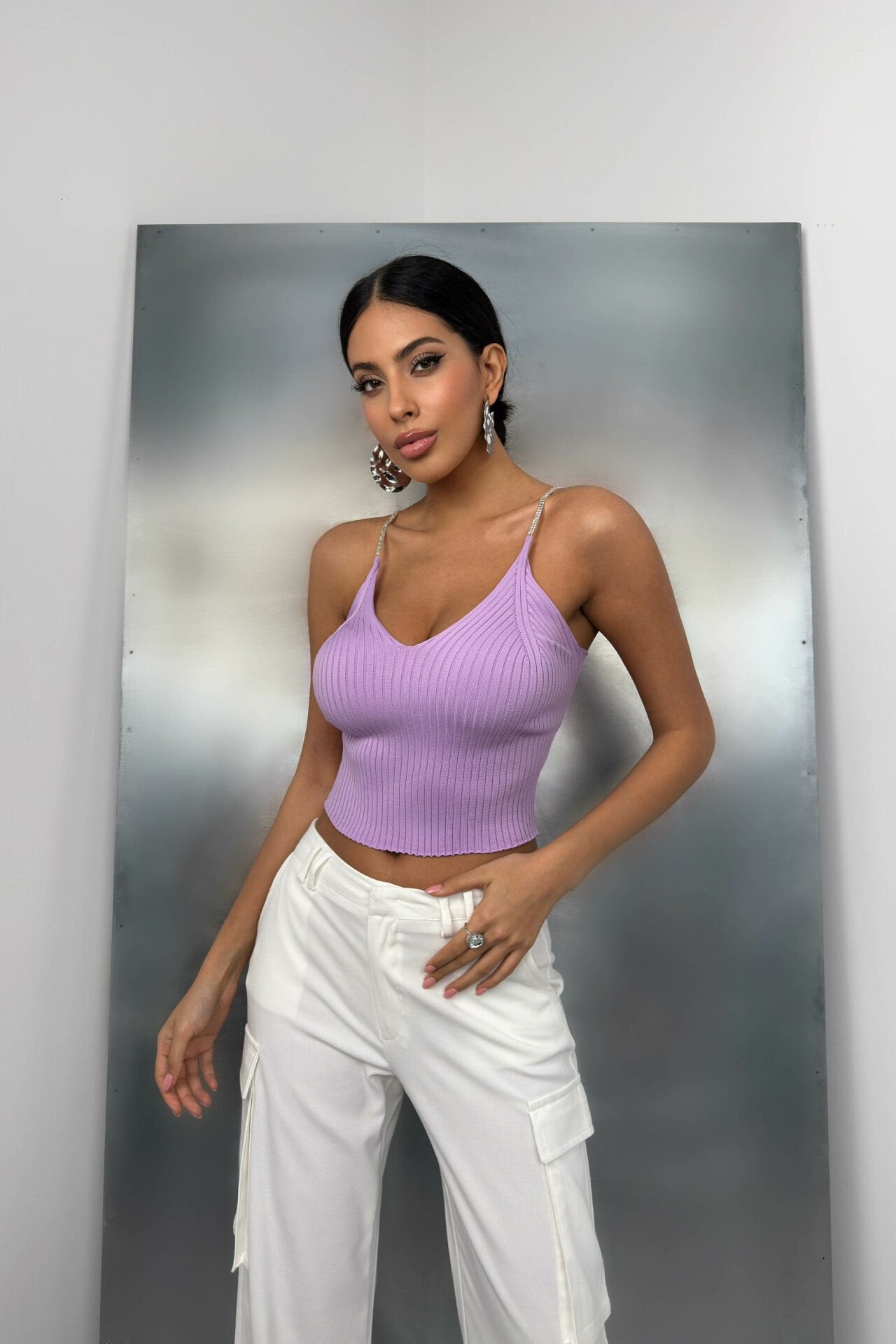 Lavender Luxe Knitwear Top